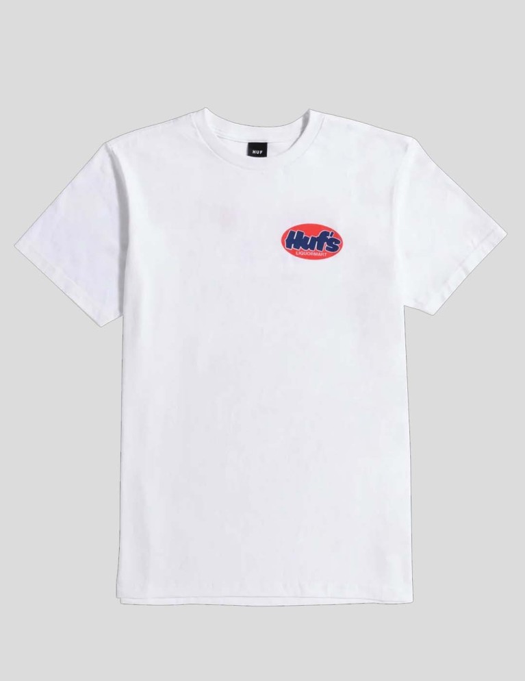 T-shirt HUF liquorart s / s tee white